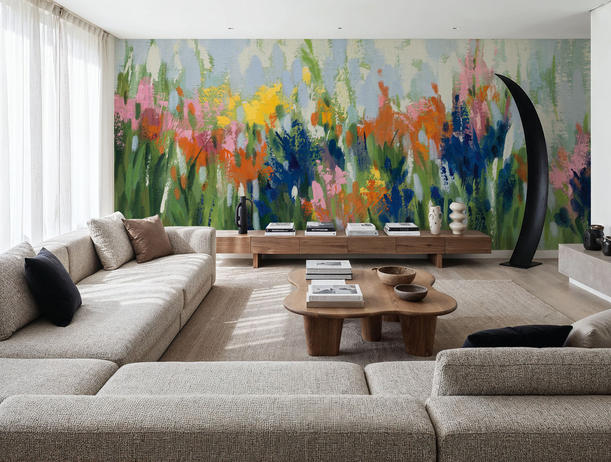 Early Summer Bloom I Mural Wallpaper - room preview 06