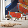 Three Citrus Slices Mural Wallpaper - room preview 06