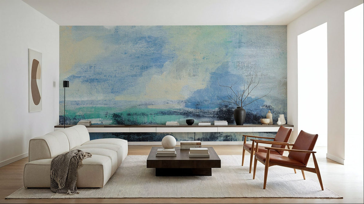 Coastal Blues II Mural Wallpaper - room preview 06