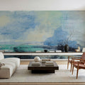 Coastal Blues II Mural Wallpaper - room preview 06