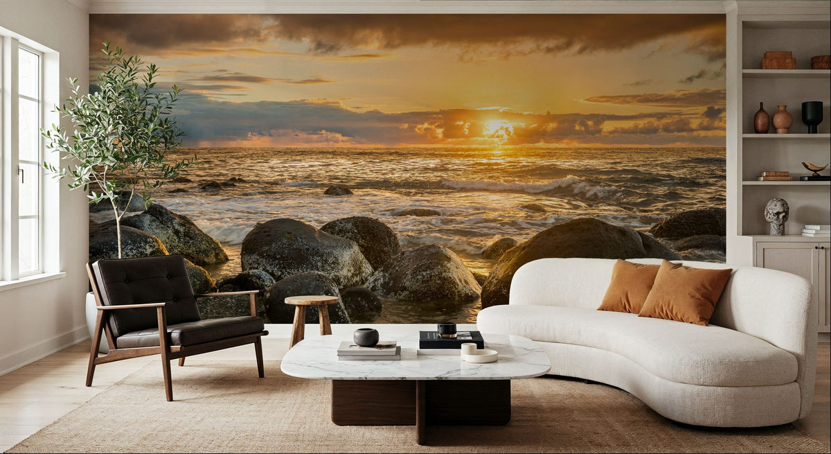 Kauai Sunset Mural Wallpaper - room preview 06