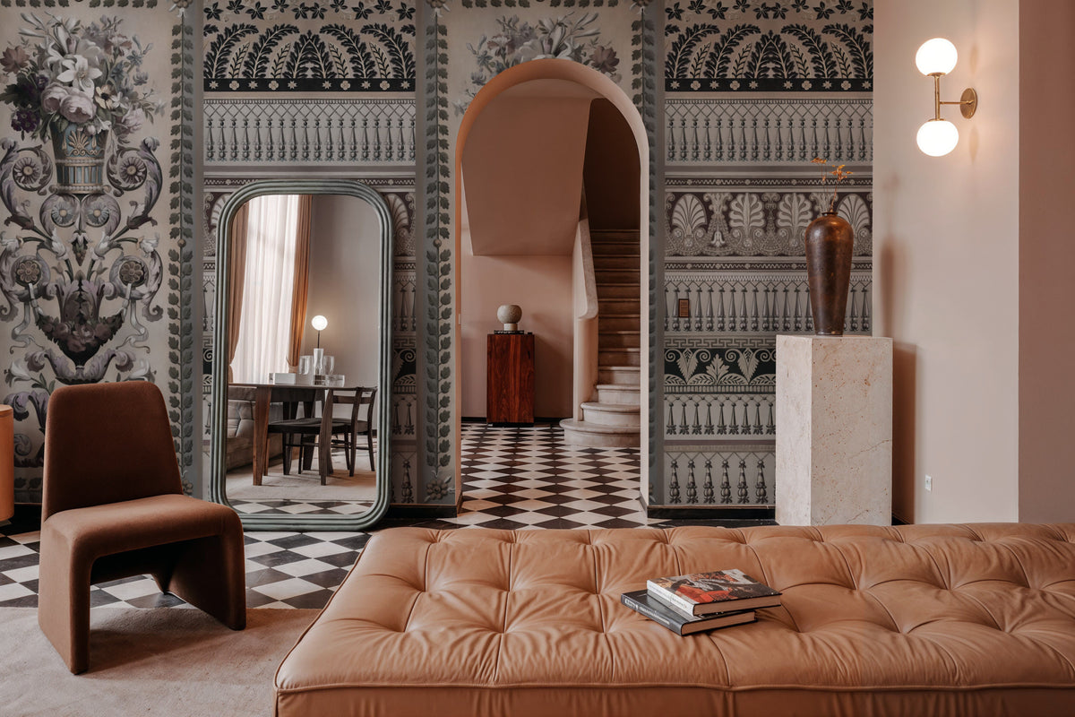 Flower Mountain, Muted Mural Wallpaper - room preview 06