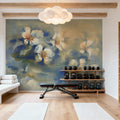 Whisper Bloom Mural Wallpaper - Neutral Tone - room preview 06