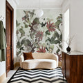 Seven Birds Mural Wallpaper - Neutral Tone - room preview 06