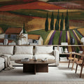 Lavender Fields I Mural Wallpaper - room preview 06