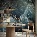 Rough Ocean Mural Wallpaper - room preview 06