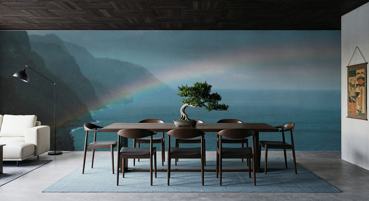 Double Rainbow Mural Wallpaper - room preview 06