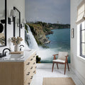 Coastal Cascade Mural Wallpaper - room preview 06