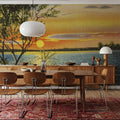 Greetings From Lake Sunset Mural Wallpaper - room preview 06