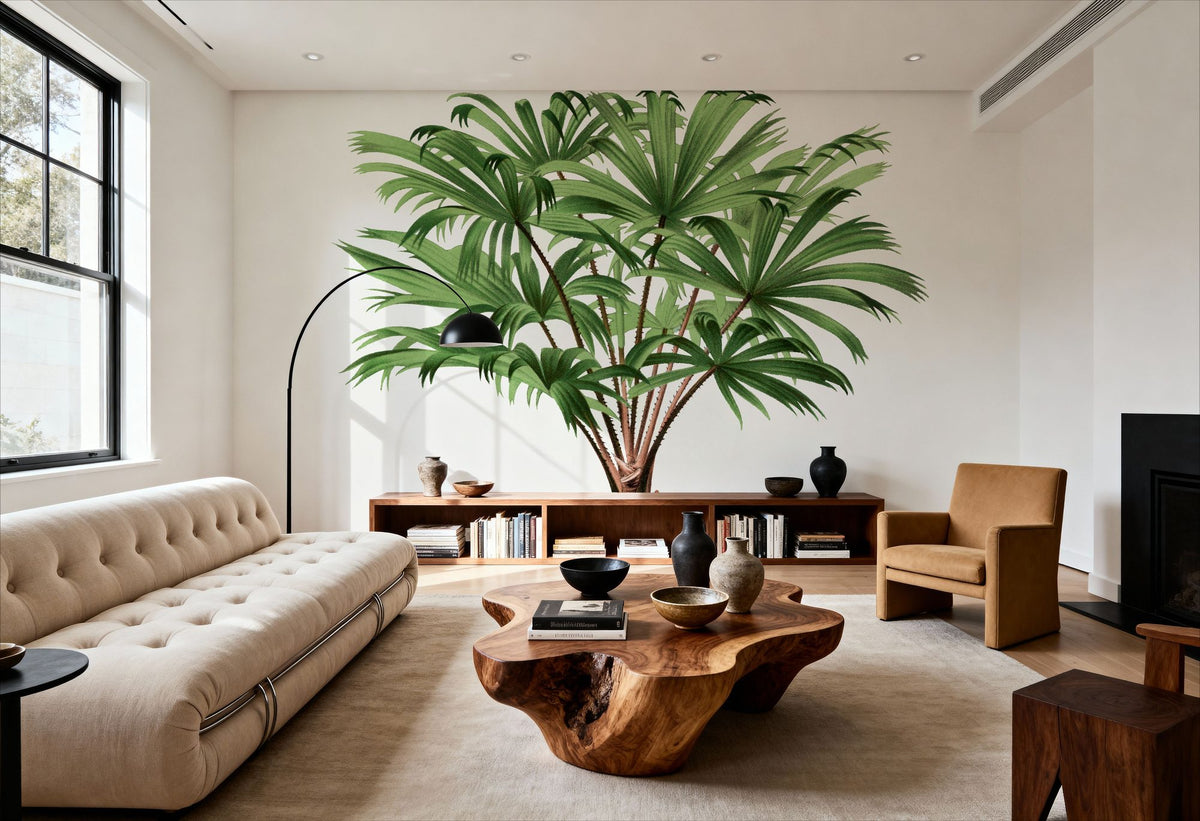 Vintage Palm Tree III Mural Wallpaper - room preview 06