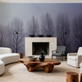 Trees in Mist Mural Wallpaper - room preview 06