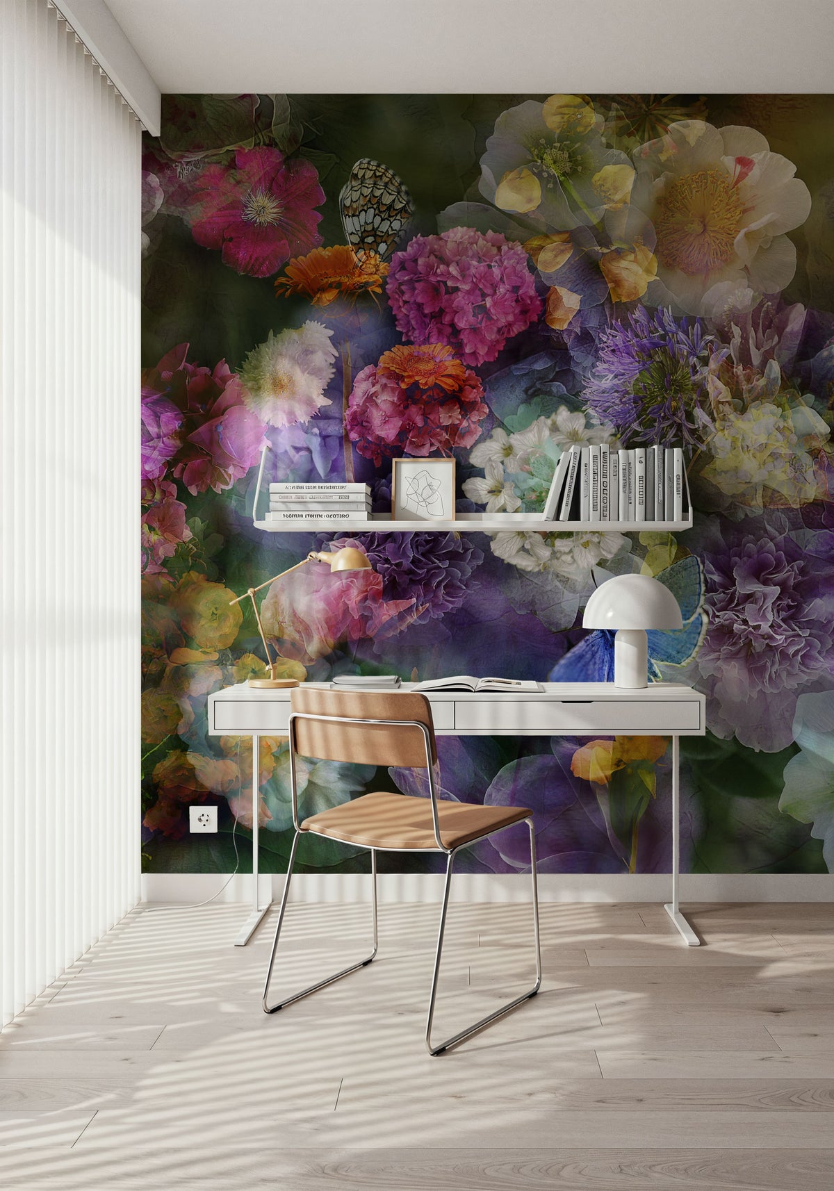 Floralis Mural Wallpaper - room preview 06