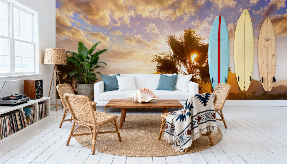 Mallorca Sunset Mural Wallpaper - room preview 06