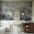 Misty River Stones Mural Wallpaper - room preview 06