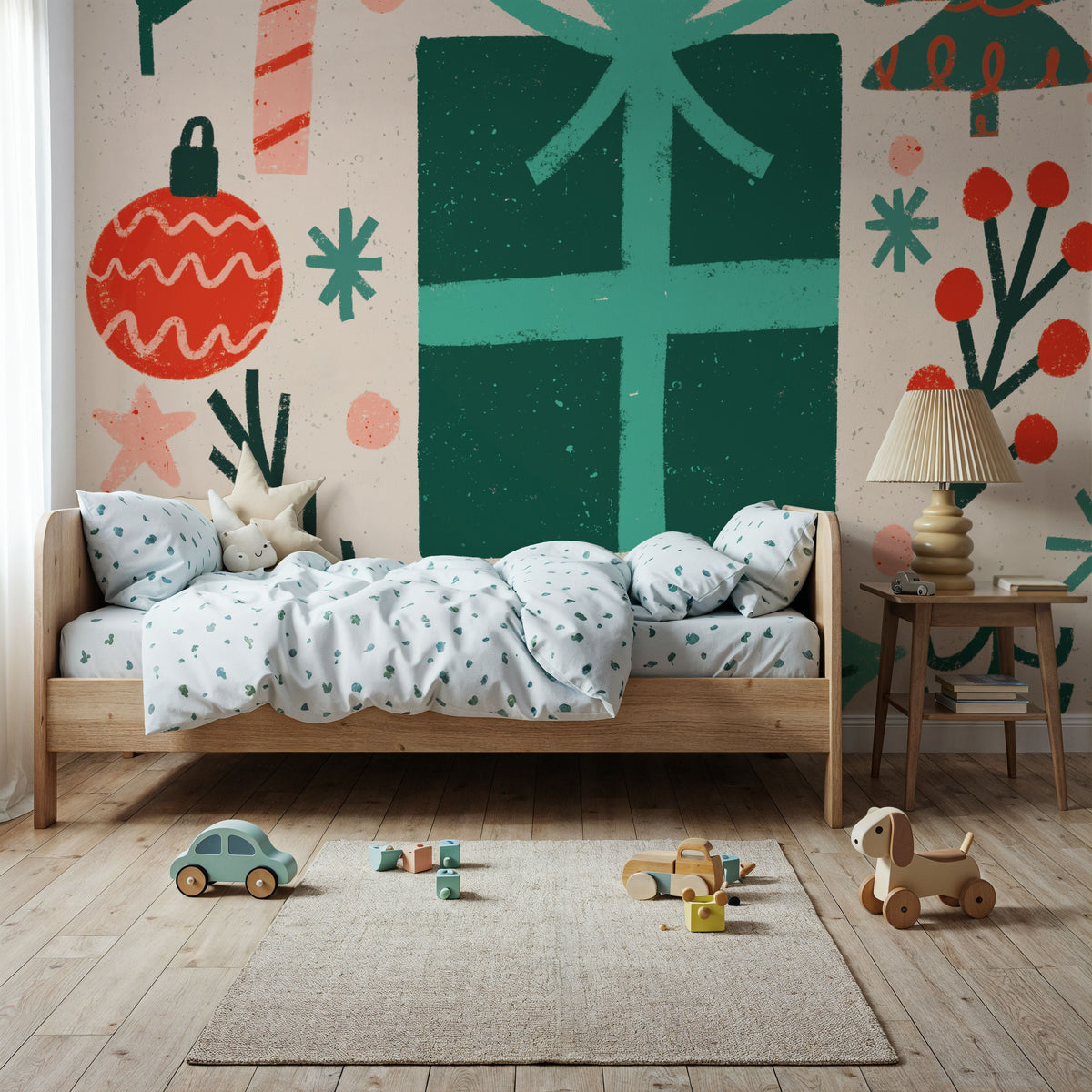 Warm Wishes I Mural Wallpaper - room preview 06