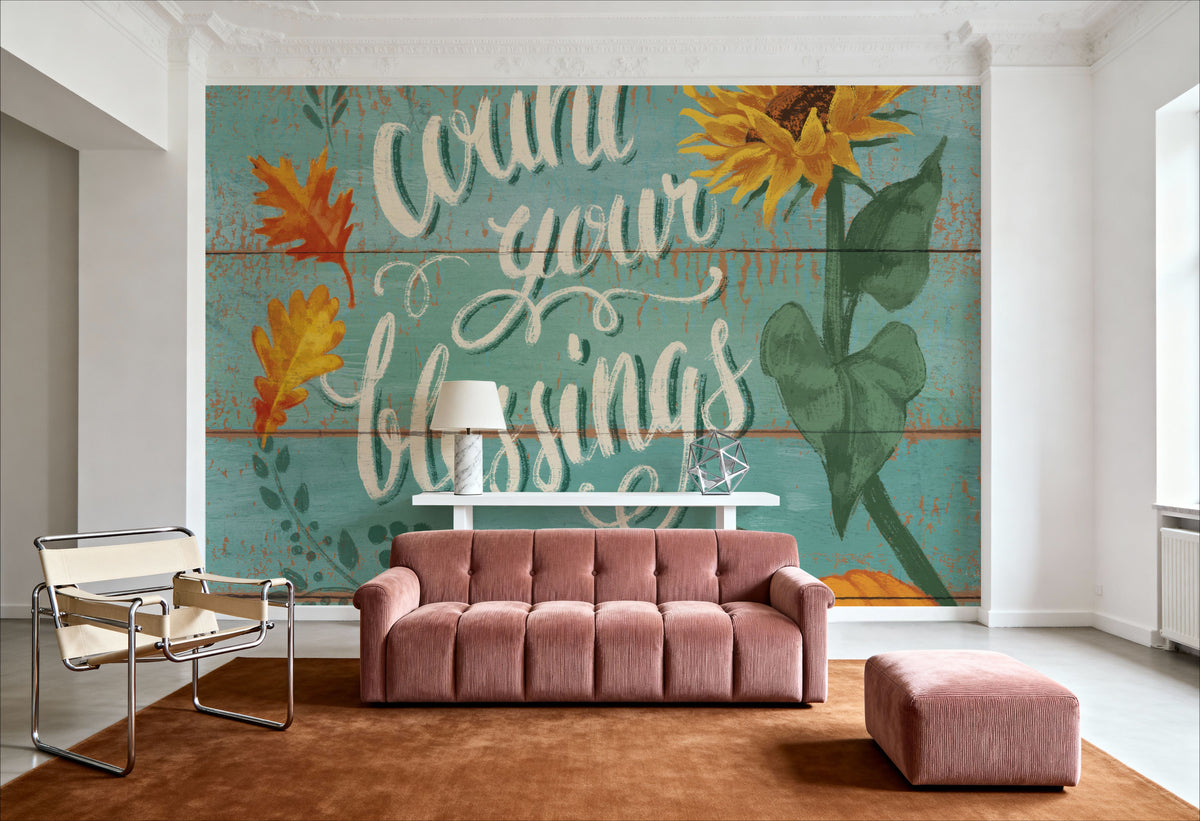 Harvest Delight IV Mural Wallpaper - room preview 06