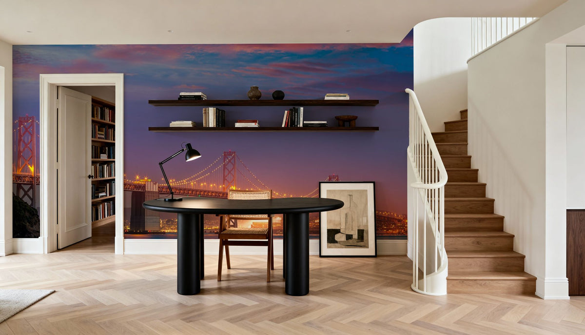 Bay Bridge Mural Wallpaper - room preview 06