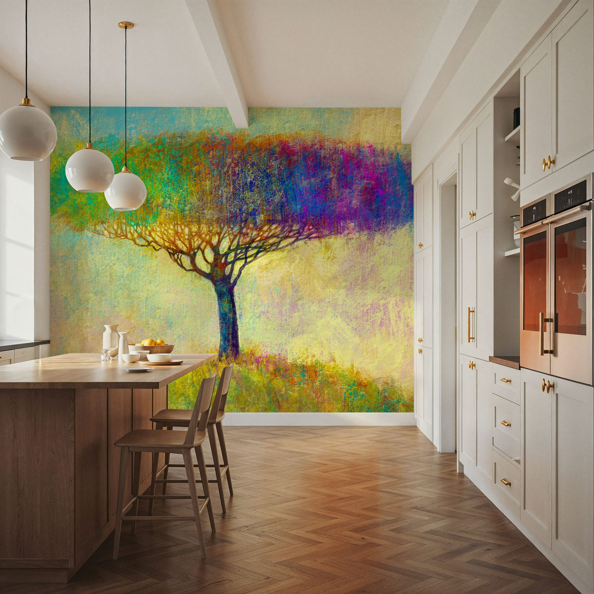 Rainbow Canopy Mural Wallpaper - room preview 06