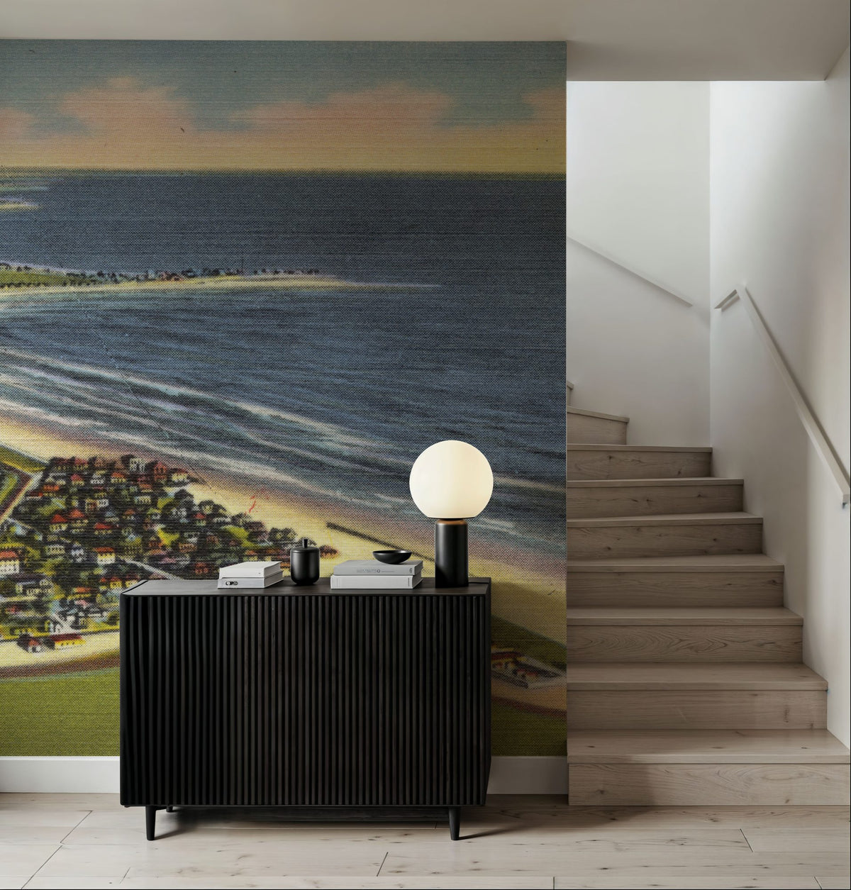 Greetings From the Beach Mural Wallpaper - room preview 06