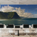 Coastal Surfer's Haven Mural Wallpaper - room preview 06