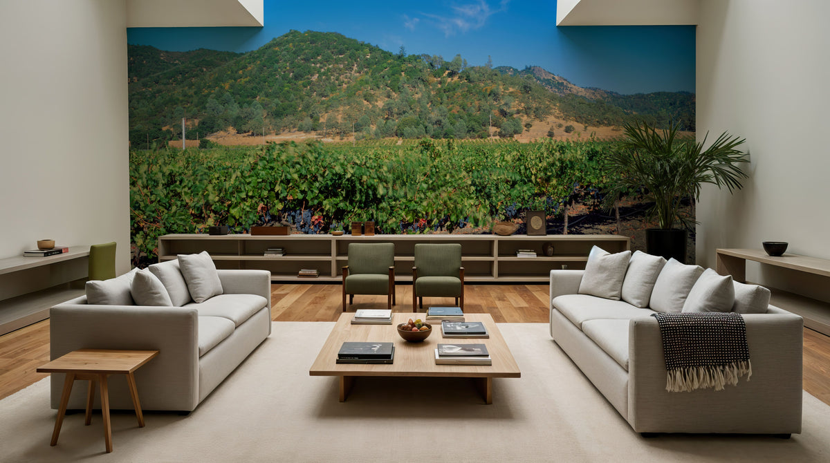 Vineyard Splendor Mural Wallpaper - room preview 06