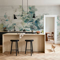Eucalyptus I on Shiplap Mural Wallpaper - room preview 06