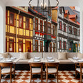 Timberframe Village Mural Wallpaper - room preview 06