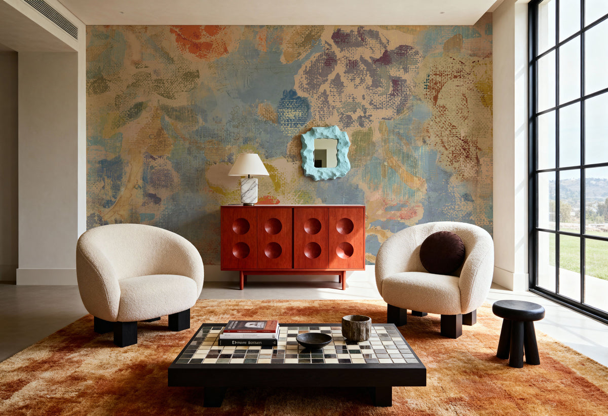 Floral Memory II Mural Wallpaper - room preview 06