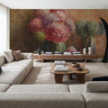 Winter Hydrangea Mural Wallpaper - room preview 06