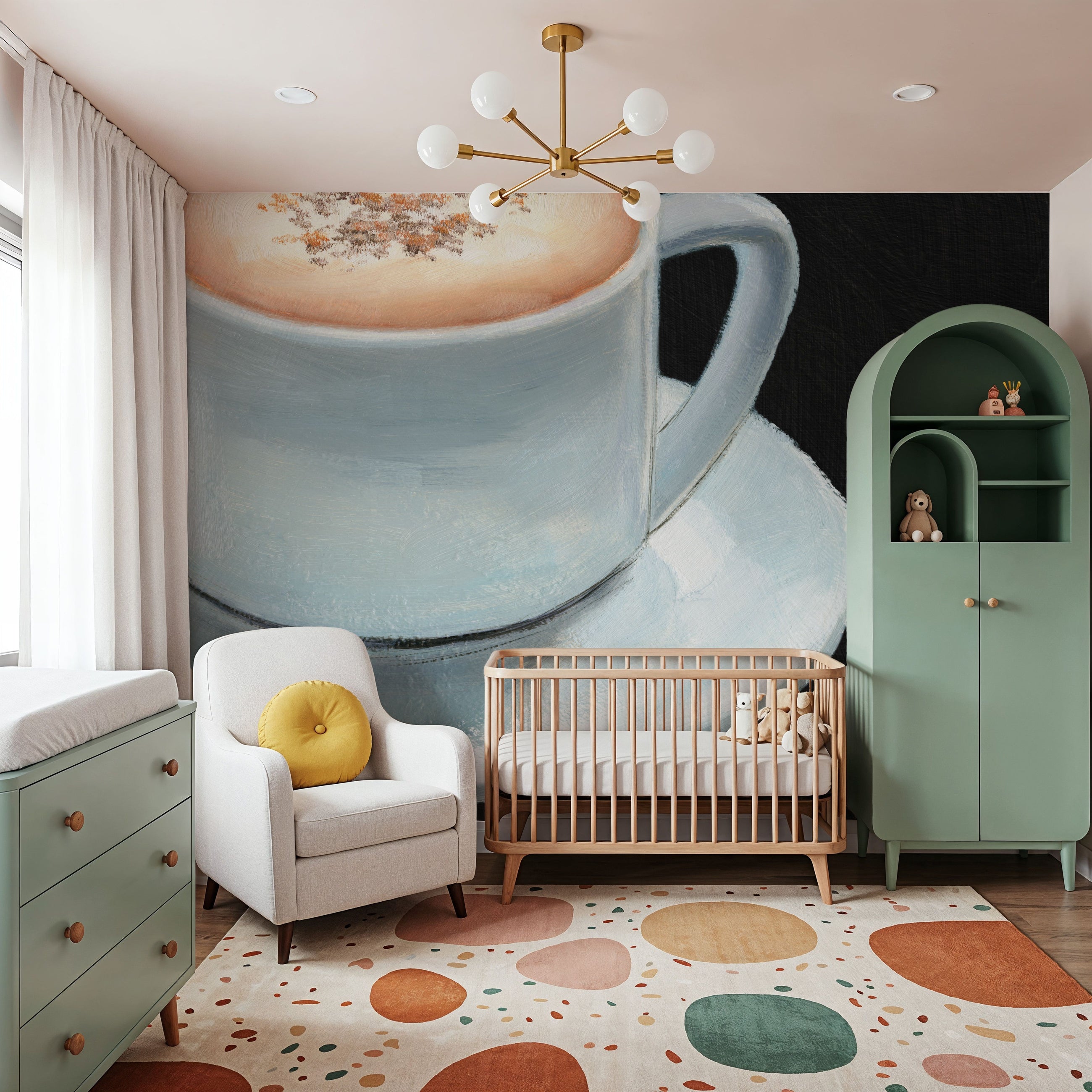 Dark Roast IV Mural Wallpaper