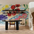 Seafood Tablescape Mural Wallpaper - room preview 06