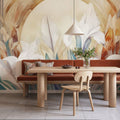 Irises At Sunrise Yellow Mural Wallpaper - room preview 06