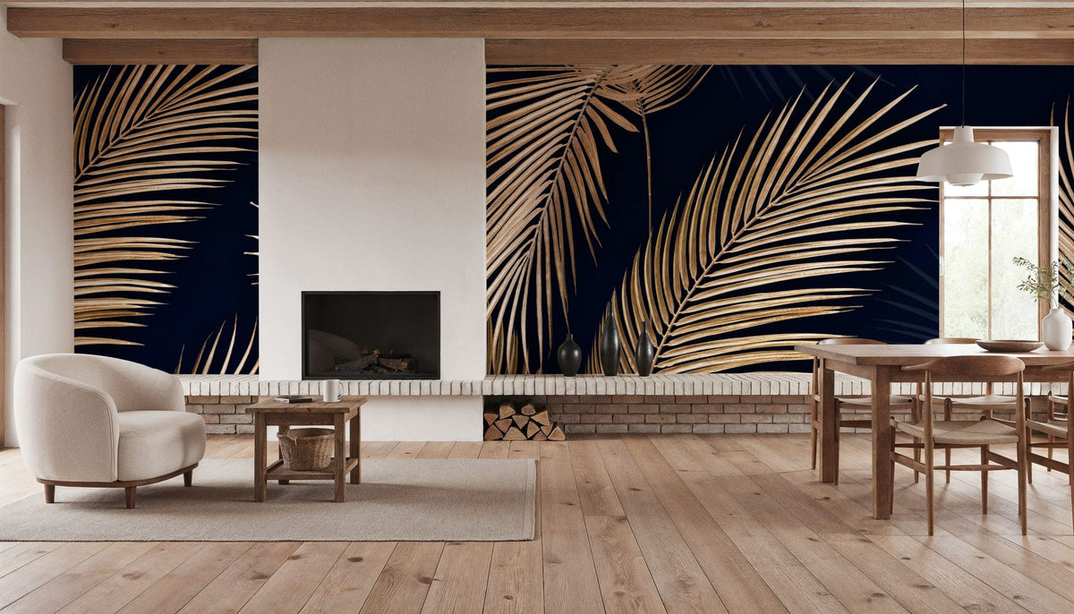 Bright Palms Mural Wallpaper - room preview 06