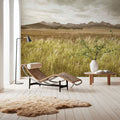 Sawtooth Mountains Panorama Mural Wallpaper - room preview 06