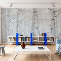 Frost-Kissed Birches Mural Wallpaper - room preview 06