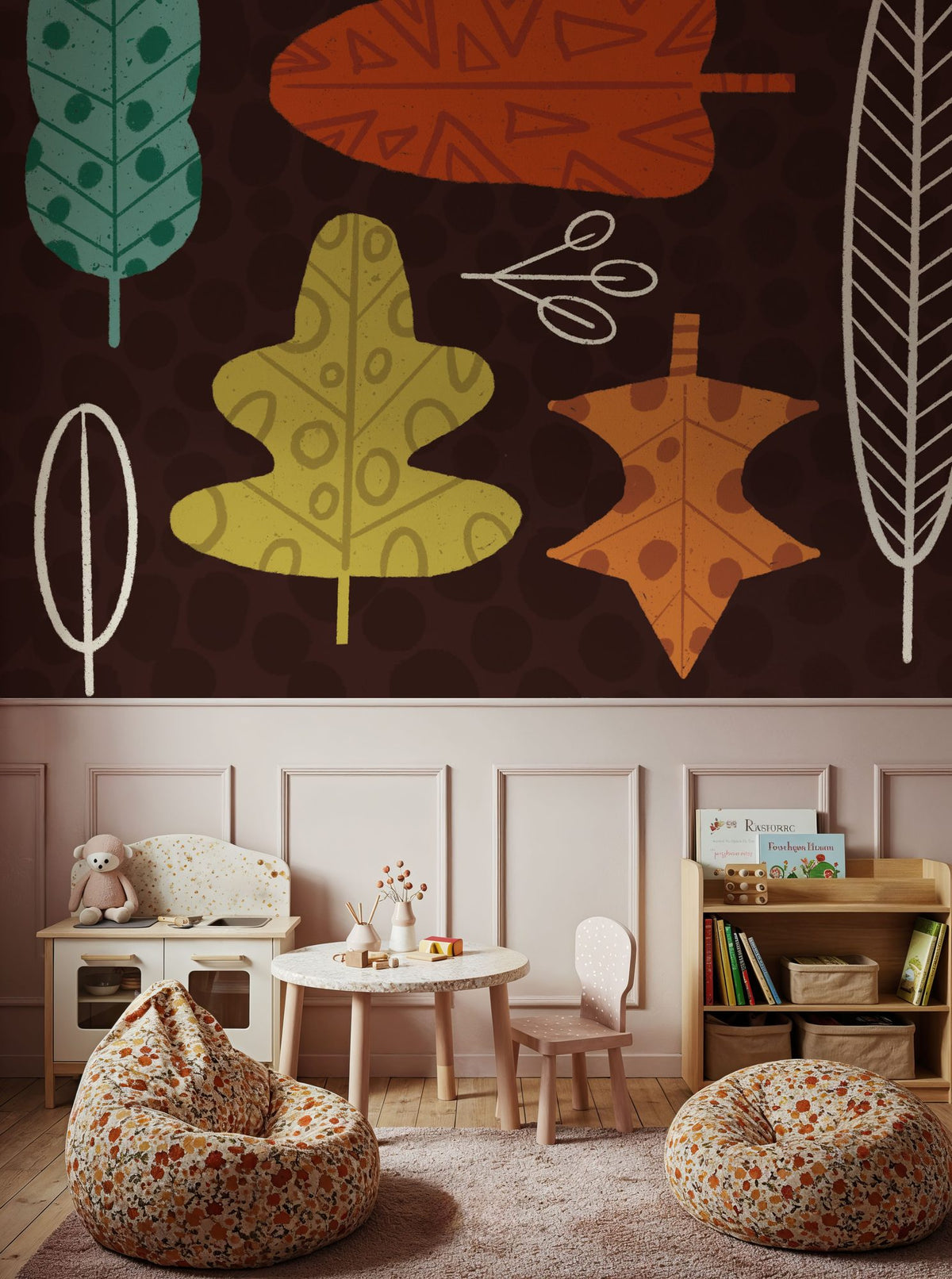 Fall Fun VII Mural Wallpaper - room preview 06