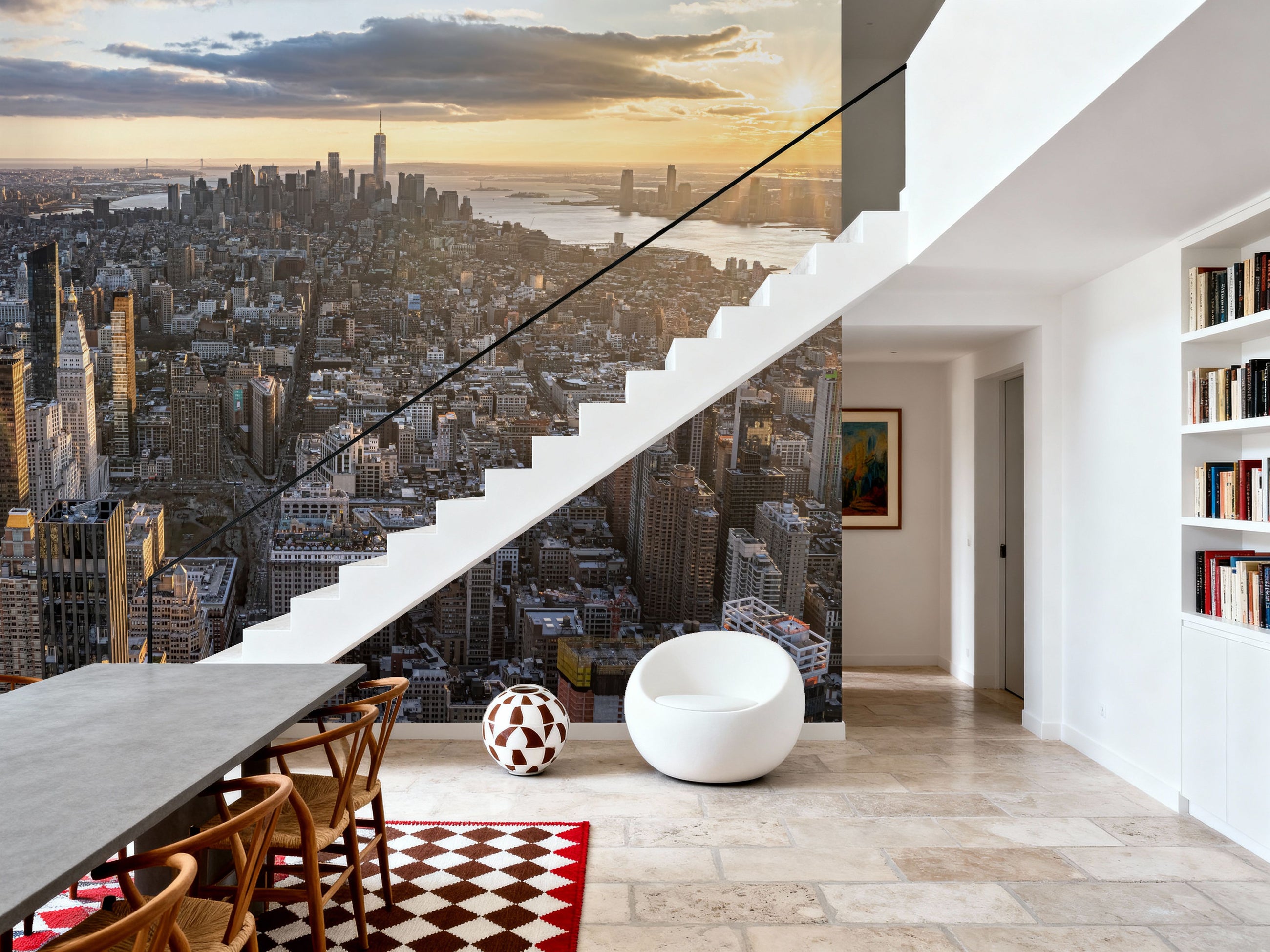 Lower Manhattan Views Mural Wallpaper