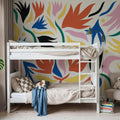 Tulip Cut Out, Light Mural Wallpaper - room preview 06