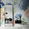 Botanical Coast Blue Mural Wallpaper - room preview 06