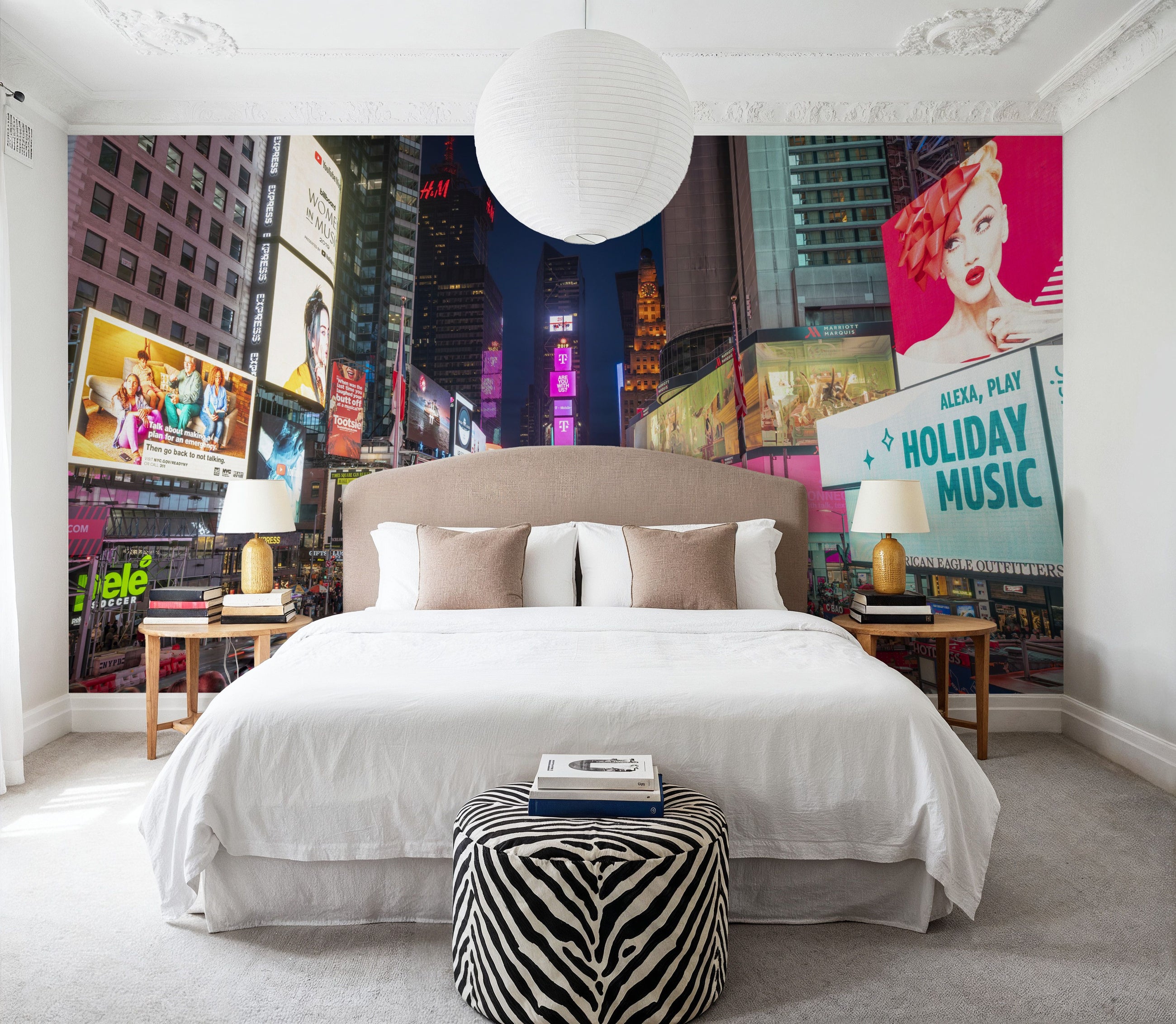 Classic Times Square Mural Wallpaper