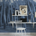 Dune Forest, Blues Mural Wallpaper - room preview 06