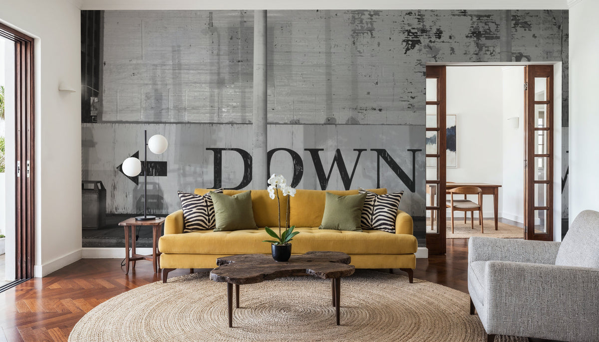 Downtown Arrow Mural Wallpaper - room preview 06