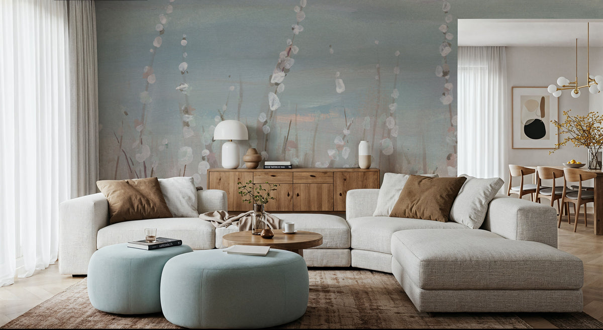 Coastal Bloom Mural Wallpaper - room preview 06