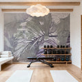 High Grunge Leaves Mural Wallpaper - Edition 4 - room preview 06