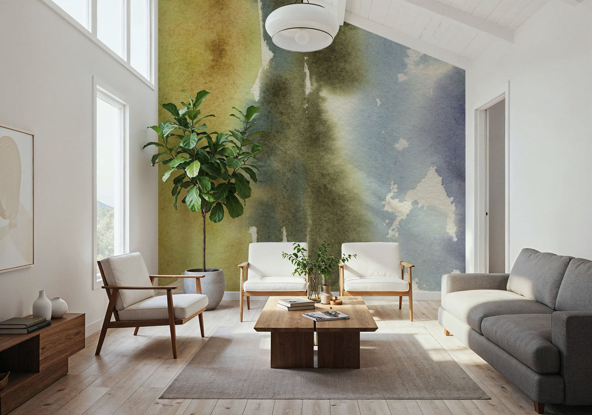 Cape Cod Abstract Honeybloom Mural Wallpaper - room preview 06