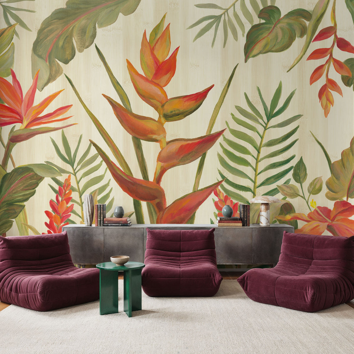 Where Are the Birds Mural Wallpaper - room preview 06