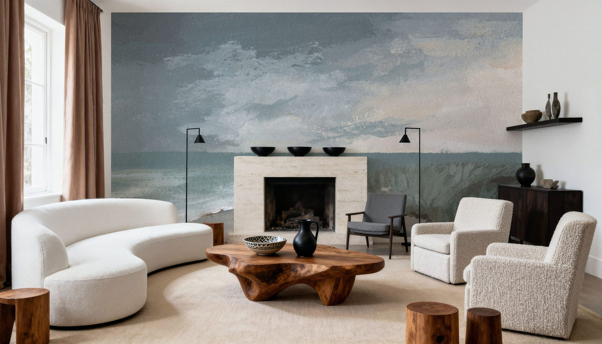 Sea View Mural Wallpaper - room preview 06