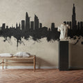 Ho Chi Minh City Vietnam Skyline Concrete Mural Wallpaper - room preview 06
