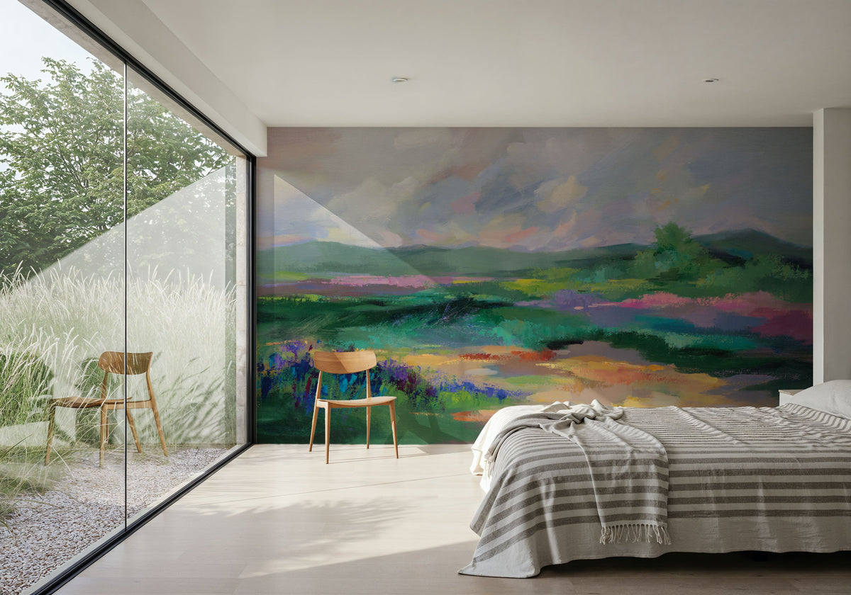 April Bloom Mural Wallpaper - room preview 06