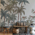 Palm Abode, Bright Mural Wallpaper - room preview 06